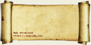 Miljana Isaković vizit kartica